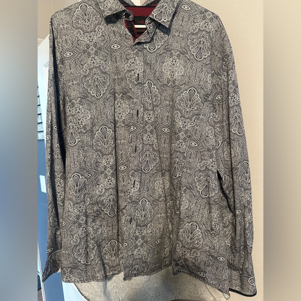 Men’s Eight X Paisley Button-Up Shirt